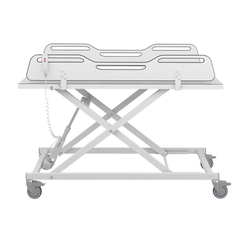 Pressalit MCT 3 Change Trolley, 700 × 1700mm, White (R9652717000)