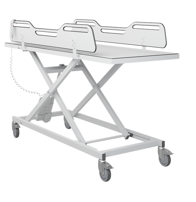 Pressalit MCT 3 Change Trolley, 700 × 1900mm, White (R9652719000)