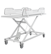 Pressalit MCT 3 Change Trolley, 700 × 2100mm, Electrically Height-Adjustable, White (R9652721000)