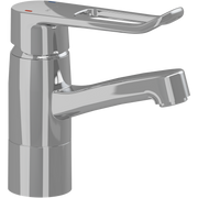 Pressalit Mixer Tap with Long Rotatable Spout & Loop Lever (RT624)