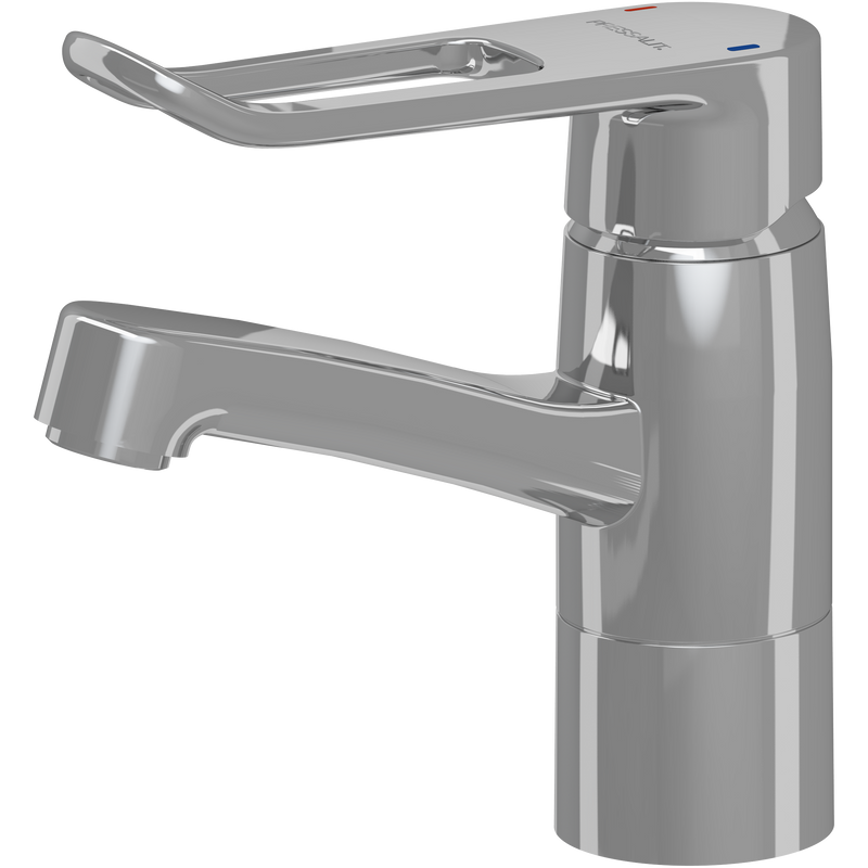 Pressalit Mixer Tap with Long Rotatable Spout & Loop Lever (RT624)