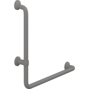 Pressalit PLUS 90° Angle Handrail, Left Hand, 400 x 475mm, Anthracite (RT115112)