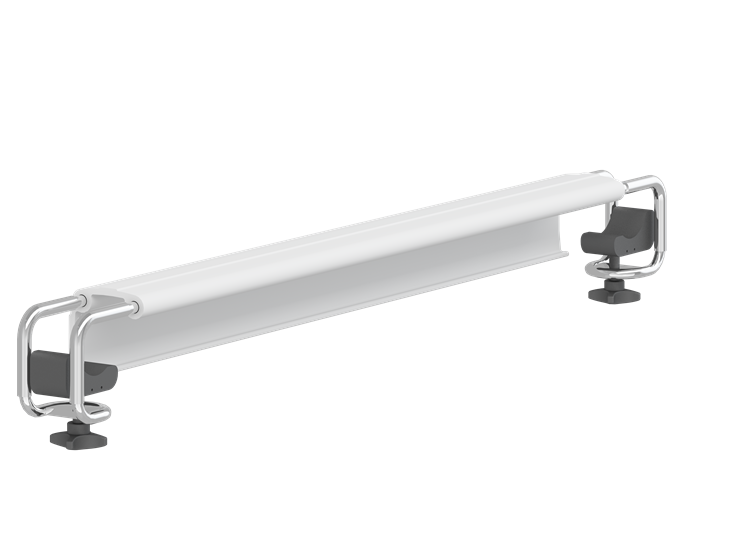 Pressalit Plus Front Support, 450-520mm, White (RT873000)