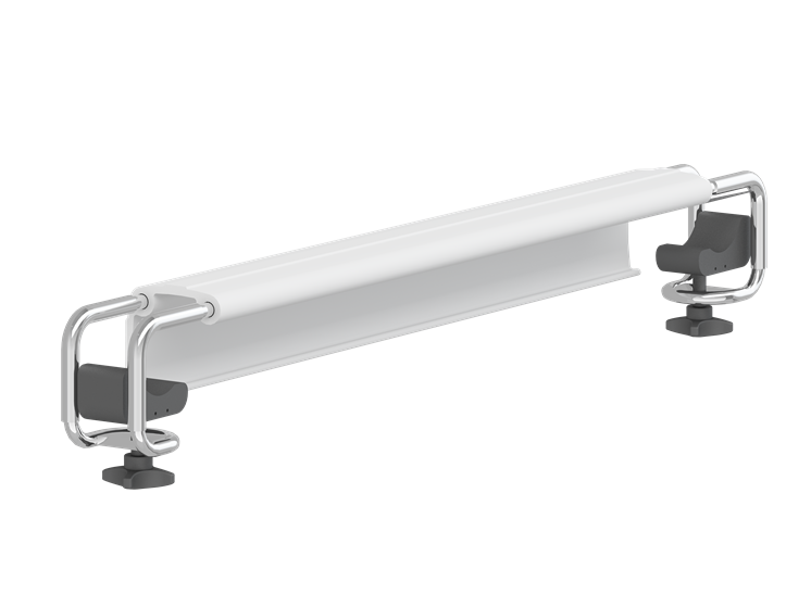 Pressalit Plus Front Support, 550-620mm, White (RT874000)