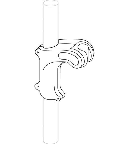 Pressalit PLUS Shower Head Holder (RT600035) - dimensioned drawing