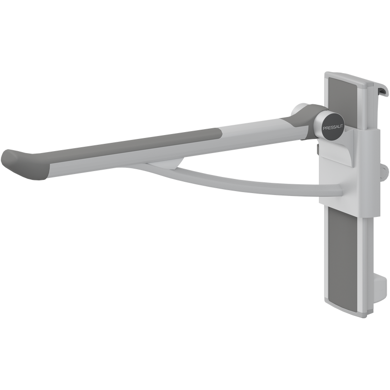 Pressalit PLUS Support Arm, 700mm, Left-Hand, Anthracite (R391370112)