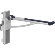Pressalit PLUS Support Arm, 700mm, Height & Sideways Adjustable, Left-Hand, Dark Blue (R391370108)