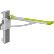 Pressalit PLUS Support Arm, 700mm, Height & Sideways Adjustable, Left-Hand, Lime Green (R391370277)
