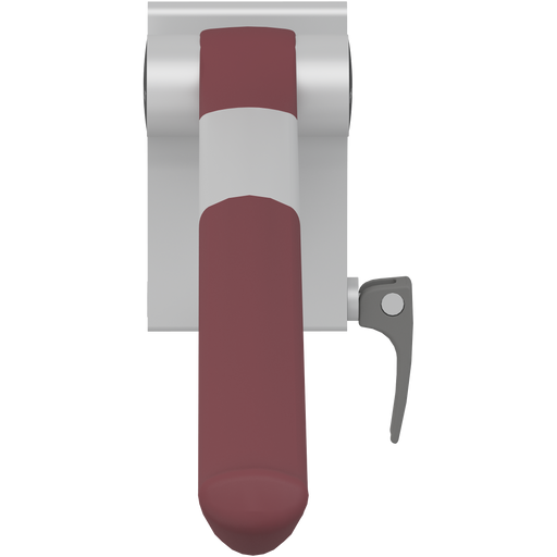 Pressalit PLUS Support Arm, 700mm, Left-Hand, Red (R391370035)