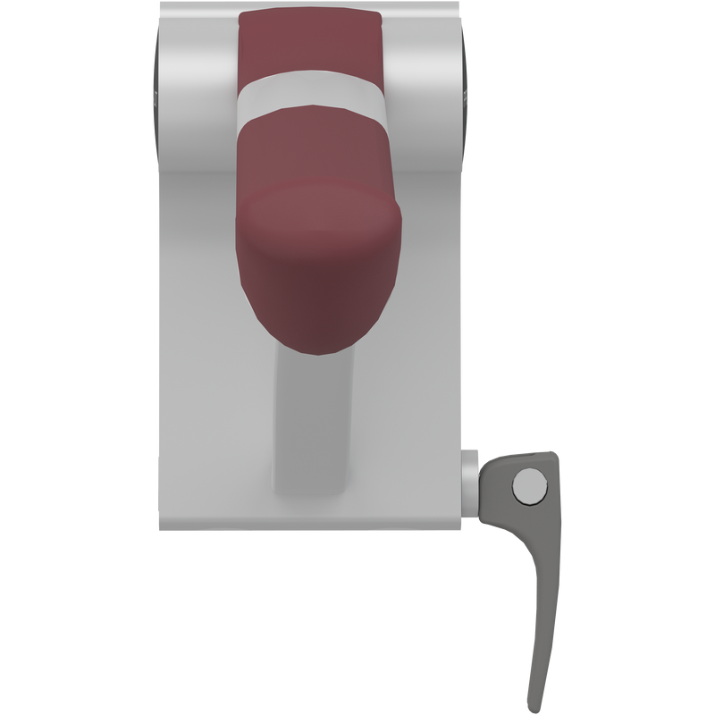 Pressalit PLUS Support Arm, 700mm, Left-Hand, Red (R391370035)