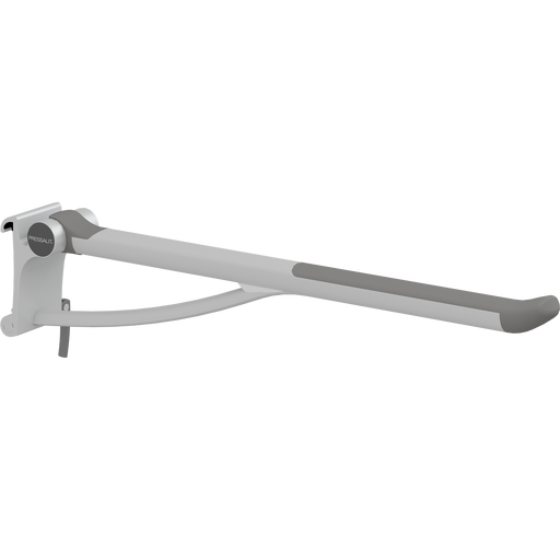 Pressalit PLUS Support Arm, 700mm, Height-Adjustable, Left-Hand, Retro-Fit, Anthracite (R371370112)