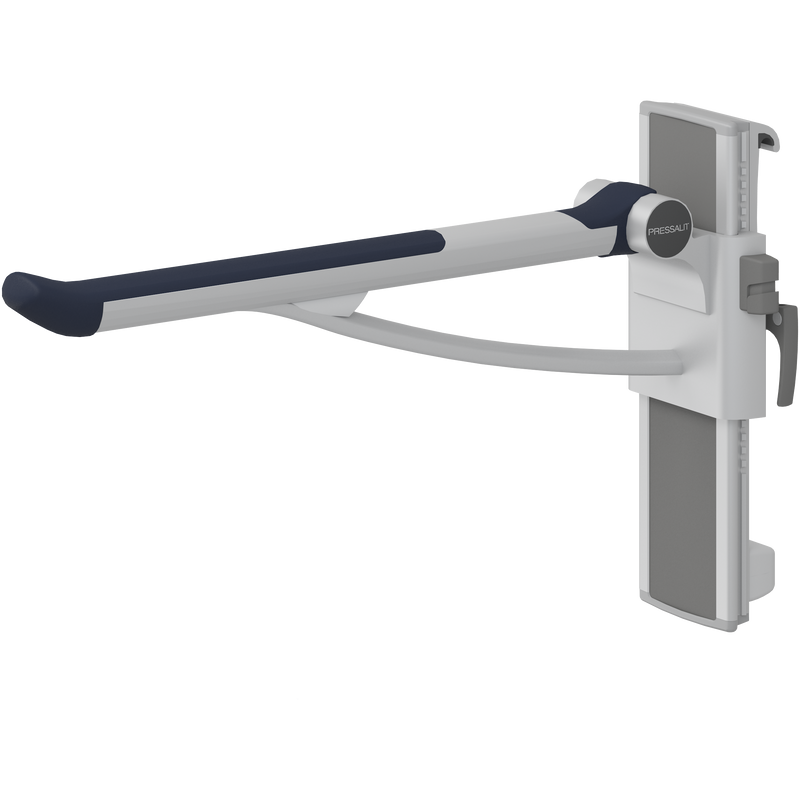 Pressalit PLUS Support Arm, 700mm, Right-Hand, Dark Blue (R391470108)