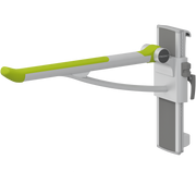 Pressalit PLUS Support Arm, 700mm, Right-Hand, Lime Green (R391470277)
