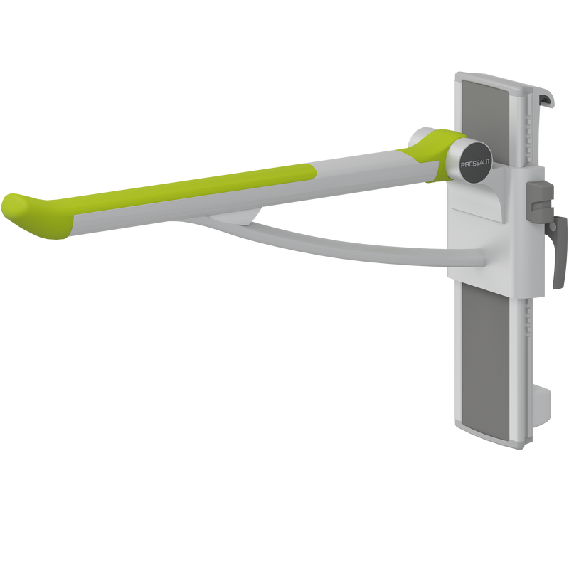 Pressalit PLUS Support Arm, 700mm, Right-Hand, Lime Green (R391470277)