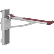 Pressalit PLUS Support Arm, 700mm, Height & Sideways Adjustable, Right-Hand, Red (R391470035)