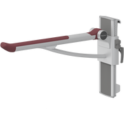 Pressalit PLUS Support Arm, 700mm, Right-Hand, Red (R391470035)