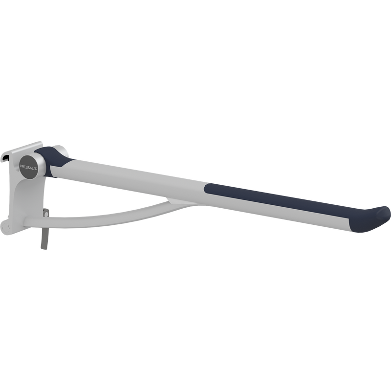 Pressalit PLUS Support Arm, 700mm, Height-Adjustable, Right-Hand, Retro-Fit, Dark Blue (R371470108)