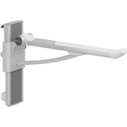 Pressalit PLUS Support Arm, 700mm, Height & Sideways Adjustable, Right-Hand, White (R391470000)