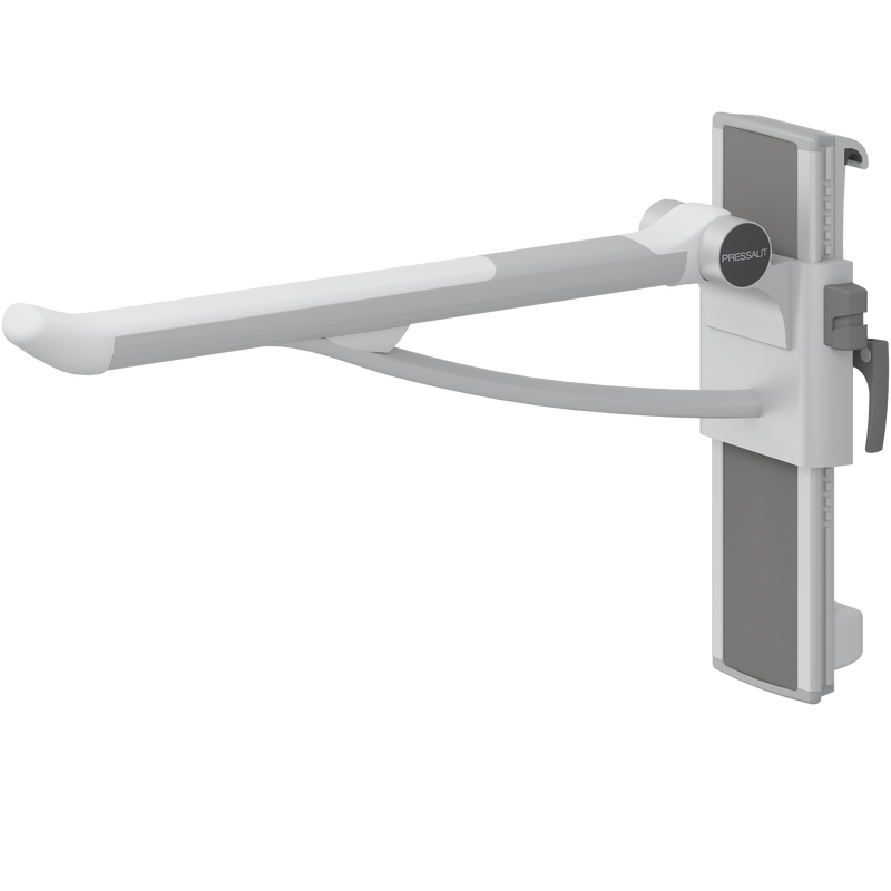 Pressalit PLUS Support Arm, 700mm, Right-Hand, White (R391470000)