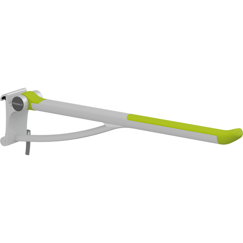 Pressalit PLUS Support Arm, 700mm, Sideways-Adjustable, Right-Hand, Lime Green (R381470277)