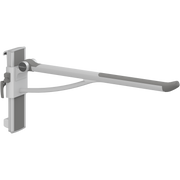 Pressalit PLUS Support Arm, 850mm, Height & Sideways Adjustable, Left-Hand, Anthracite (R391385112)