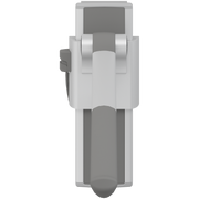 Pressalit PLUS Support Arm, 850mm, Left-Hand, Anthracite (R391385112)