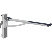 Pressalit PLUS Support Arm, 850mm, Height & Sideways Adjustable, Left-Hand, Dark Blue (R391385108)