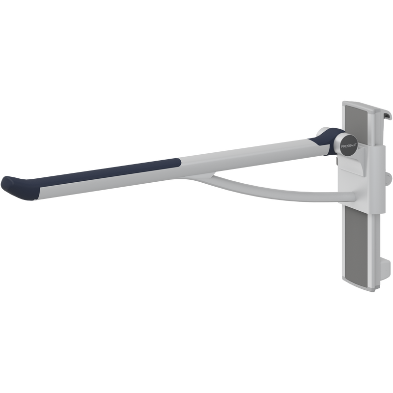Pressalit PLUS Support Arm, 850mm, Left-Hand, Dark Blue (R391385108)