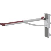 Pressalit PLUS Support Arm, 850mm, Left-Hand, Red (R391385035)