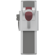 Pressalit PLUS Support Arm, 850mm, Left-Hand, Red (R391385035)
