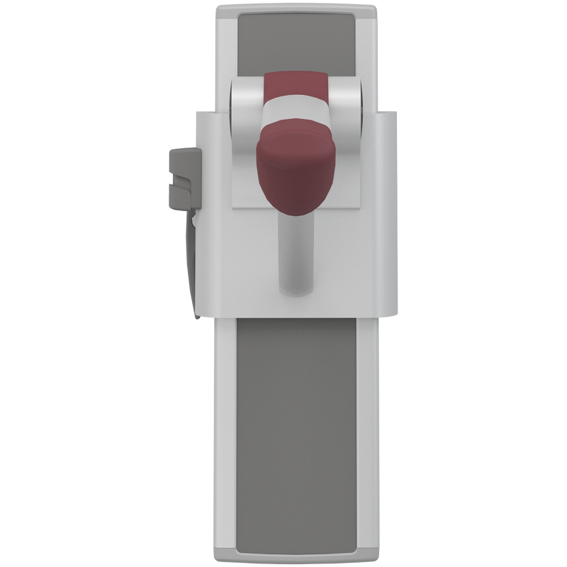 Pressalit PLUS Support Arm, 850mm, Left-Hand, Red (R391385035)