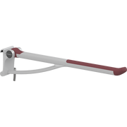 Pressalit PLUS Support Arm, 850mm, Height-Adjustable, Left-Hand, Retro-Fit, Red (R371385035)