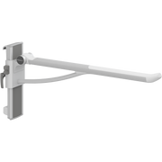Pressalit PLUS Support Arm, 850mm, Height & Sideways Adjustable, Left-Hand, White (R391385000)