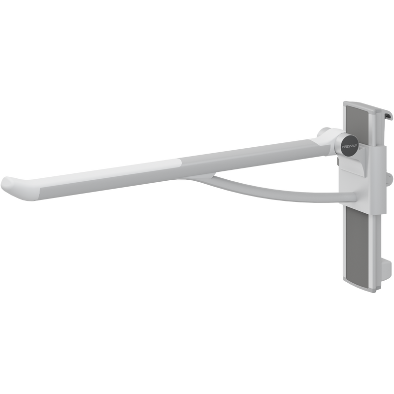 Pressalit PLUS Support Arm, 850mm, Left-Hand, White (R391385000)