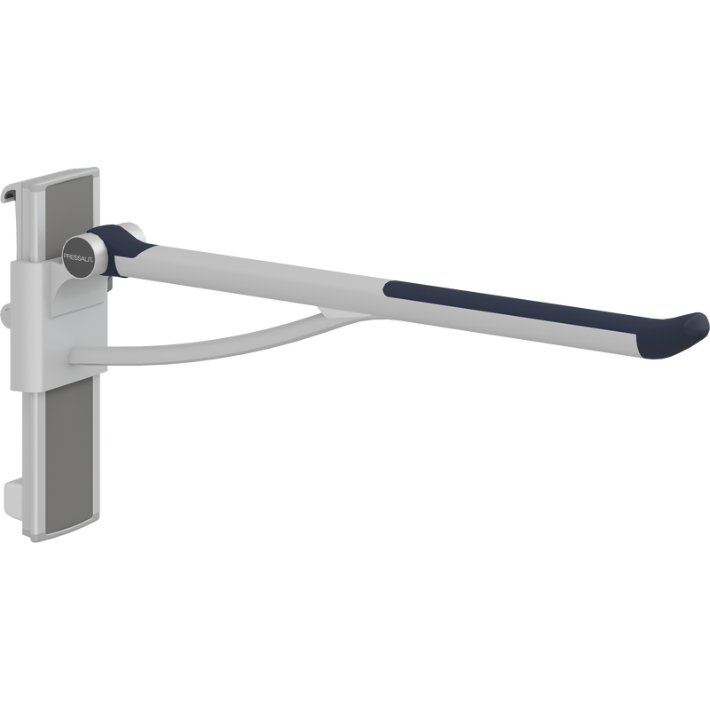 Pressalit PLUS Support Arm, 850mm, Height & Sideways Adjustable, Right-Hand, Dark Blue (R391485108)