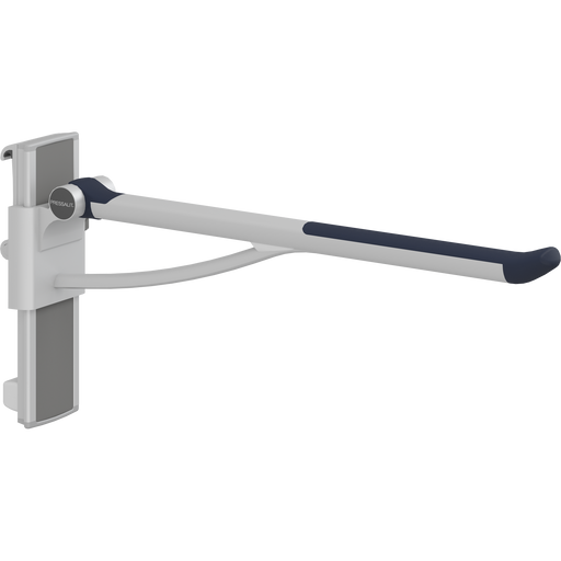 Pressalit PLUS Support Arm, 850mm, Height & Sideways Adjustable, Right-Hand, Dark Blue (R391485108)