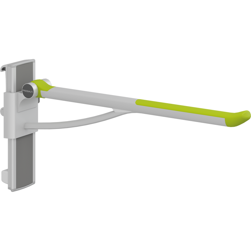 Pressalit PLUS Support Arm, 850mm, Height & Sideways Adjustable, Right-Hand, Lime Green (R391485277)