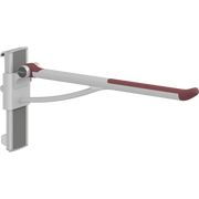 Pressalit PLUS Support Arm, 850mm, Height & Sideways Adjustable, Right-Hand, Red (R391485035)