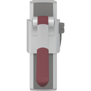 Pressalit PLUS Support Arm, 850mm, Right-Hand, Red (R391485035)