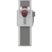 Pressalit PLUS Support Arm, 850mm, Right-Hand, Red (R391485035)