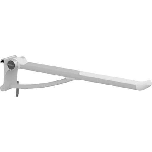Pressalit PLUS Support Arm with Operating Panel (TL3/TL4), 700mm, Height-Adjustable, White (R372570000)