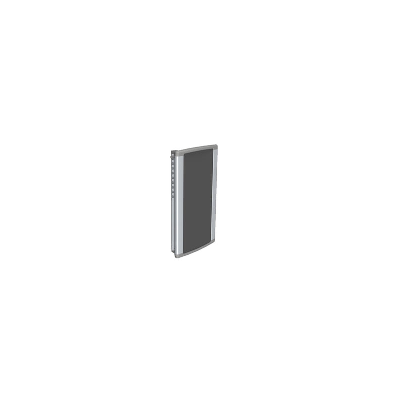 Pressalit Plus Vertical Wall Track for Height-Adjustable Support Arms, 210mm, Left Hand, Anthracite (R9861112)