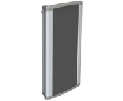 Pressalit Plus Vertical Wall Track, 210mm, Right Hand, Grooved, Anthracite (R9872112)
