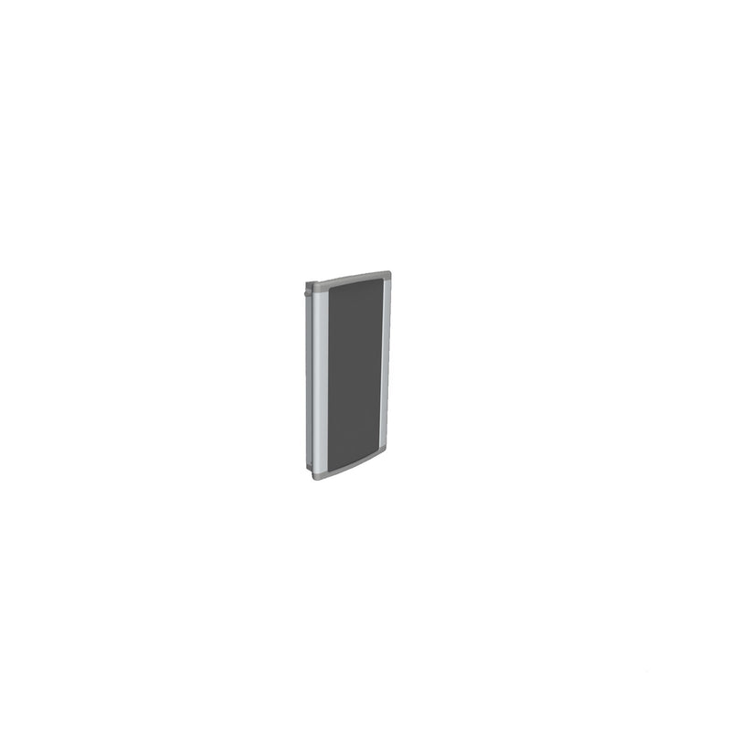Pressalit PLUS Vertical Wall Track for Height-Adjustable Support Arms, 210mm, Right Hand, Anthracite (R9862112)