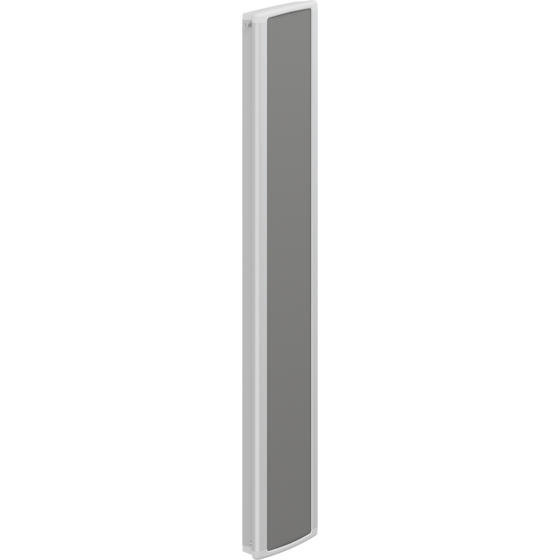 Pressalit PLUS Vertical Wall Track, 400mm, Right Hand, Grooved, Anthracite (R9874112)