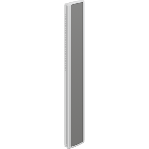 Pressalit PLUS Vertical Wall Track, 600mm, Right Hand, Grooved, Anthracite (R9876112)