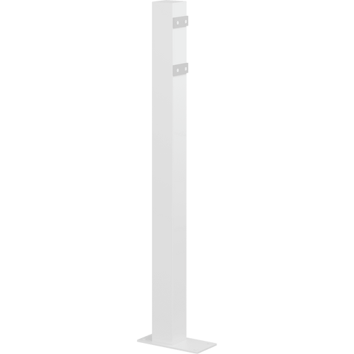 Pressalit R9430 floor-standing column in grey, 945mm, supports a fixed-height PLUS support arm where wall mounting is not possible