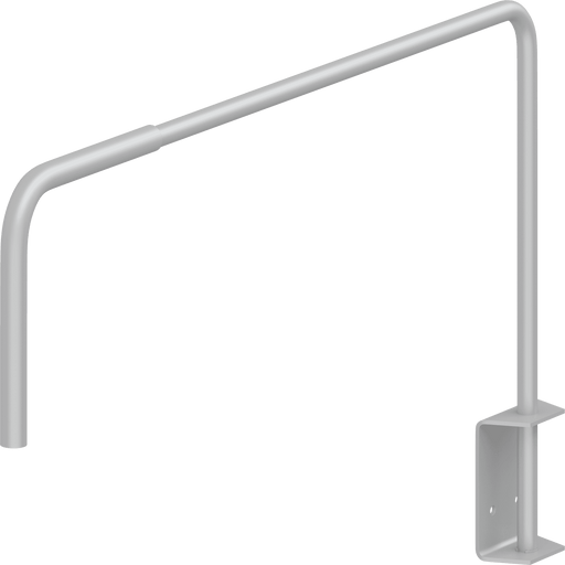 Pressalit R8486 wall-mounted safety lock, 330mm, holds the CT 4000 manually foldable changing table securely folded against the wall