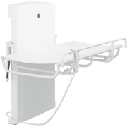 Pressalit SCT 1000 Shower Change Table, Wall-Mounted, 600 × 1400mm, White (R8583114000)