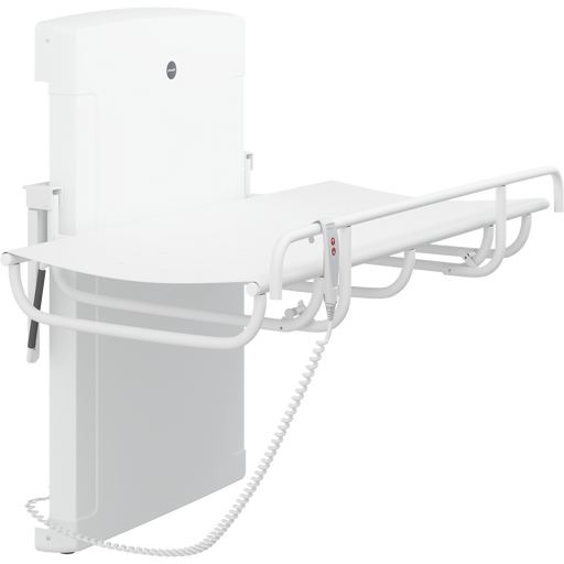 Pressalit SCT 1000 Shower Change Table, Wall-Mounted, 600 × 1400mm, White (R8583114000)